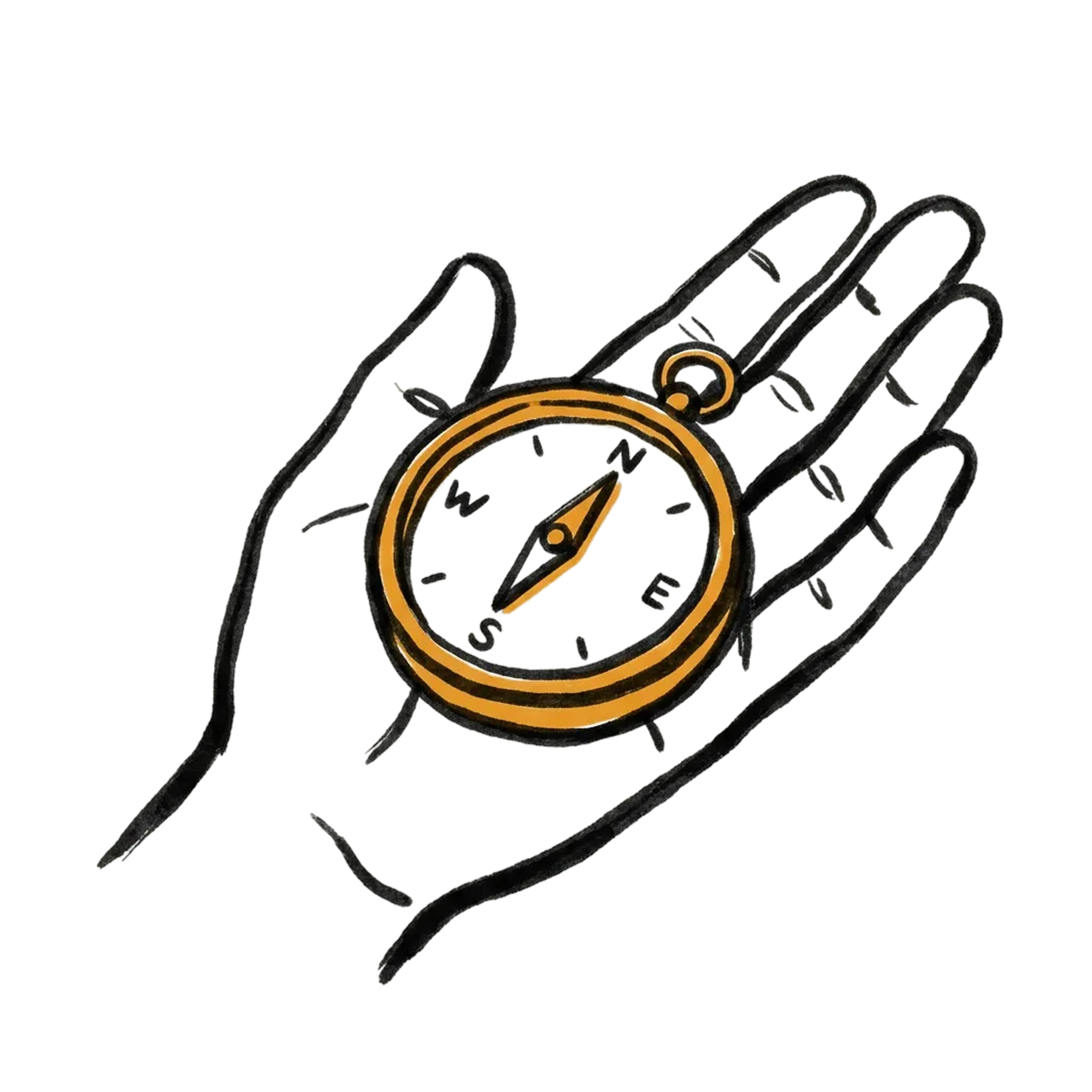Compass editorial mark